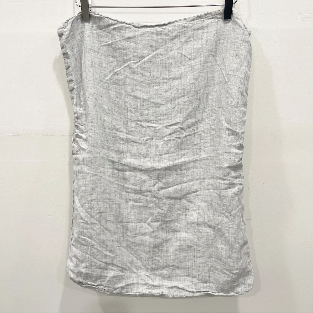 West Elm Linen Pillow Cover Grey 20” x 26”